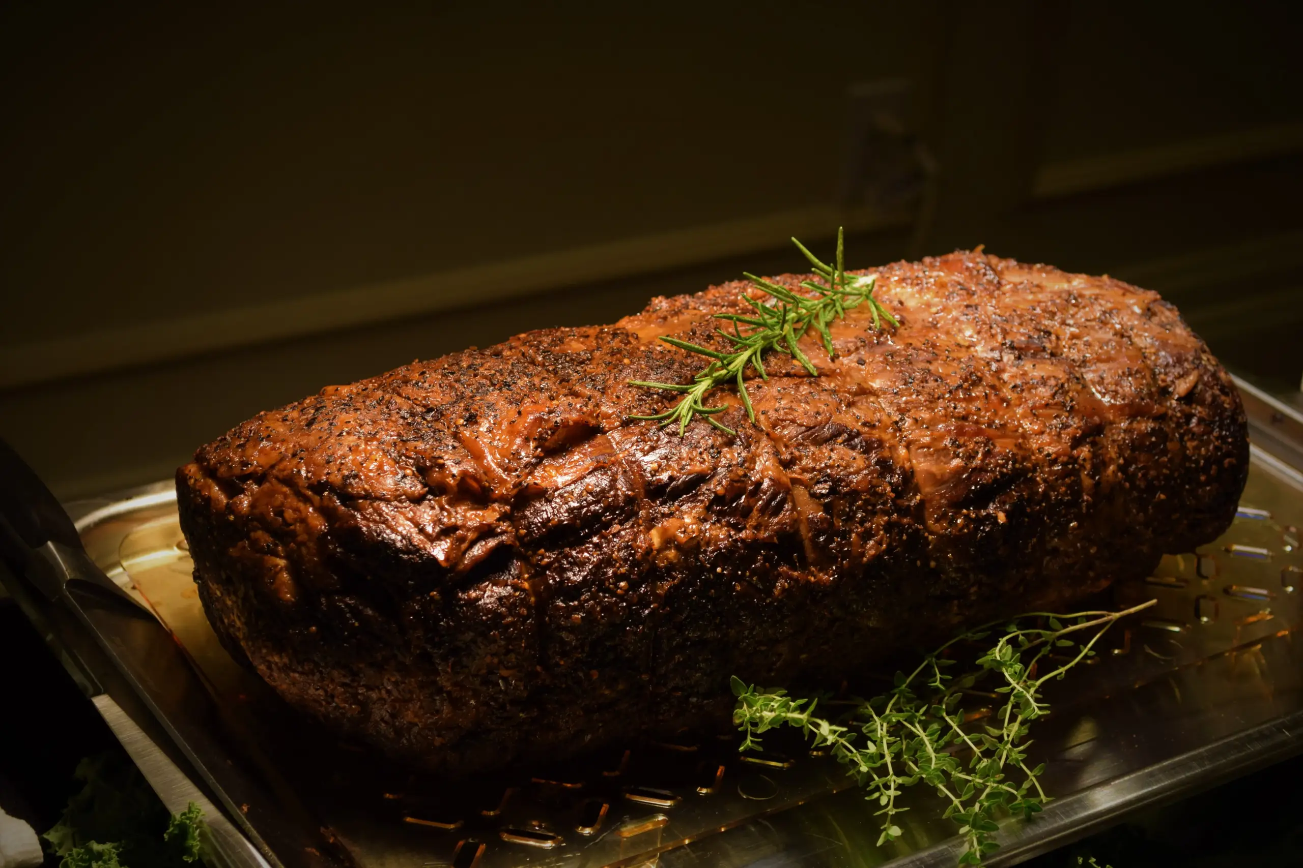 Carving Prime Rib Roast